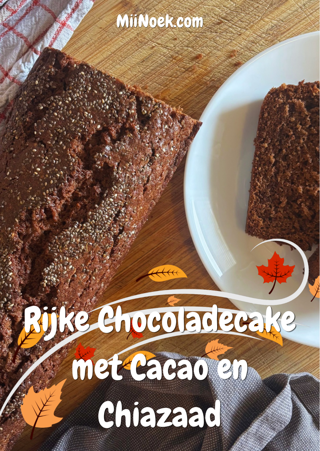 Rijke Chocolade Cake met Pure Cacao en Chiazaad | Recept